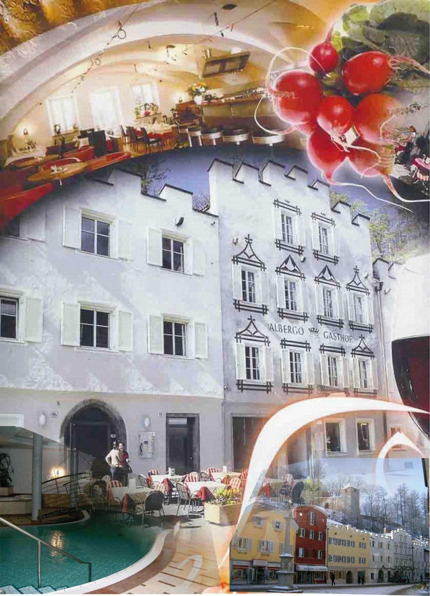 Hotel Krone Brunico Bagian luar foto