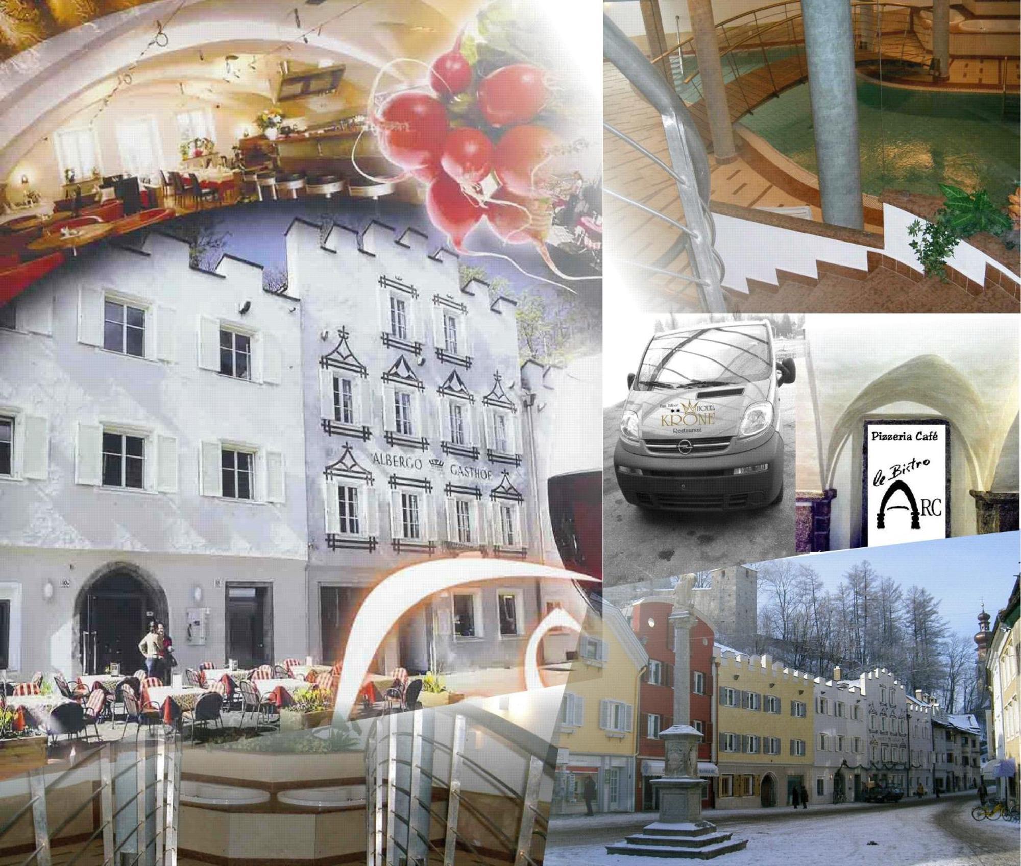 Hotel Krone Brunico Bagian luar foto